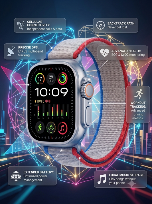 Smart Watch Ultra Max 430 – Premium 7+1 Multi-Strap Bundle Edition