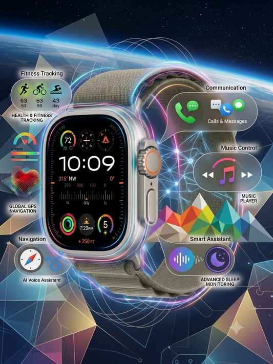 Smart Watch Ultra 3 Max 576 (7-in-1 Edition) – Premium Multi-Strap Bundle