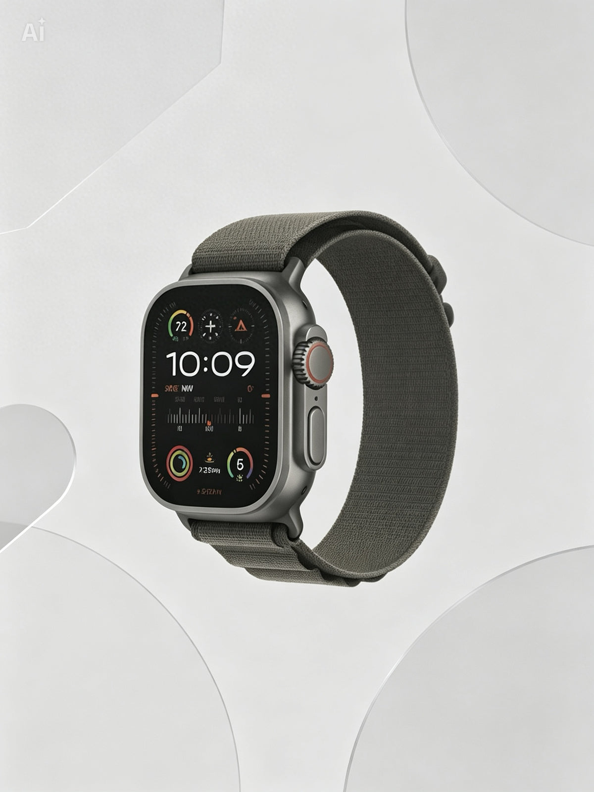 Smart Watch Ultra 3 Max 560 (AMOLED Display) – 7+1 Premium Strap Combo